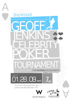 2009 Geoff Jenkins Poker Tournament to benefit The Moyer Foundation
