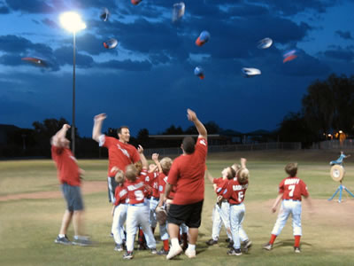 Winners of the 2009 Little League team Championship