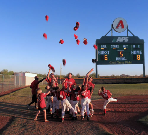 Winners of the 2010 Little League team Championship