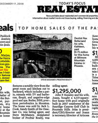 Desert Sky Home featured in the Arizona Republic 2008